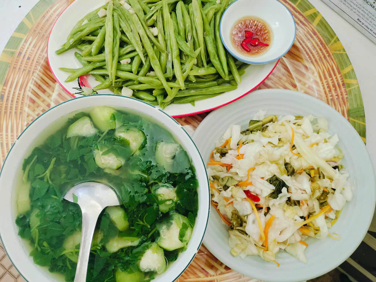 Mâm cơm trưa ngày 10/7/2025 1