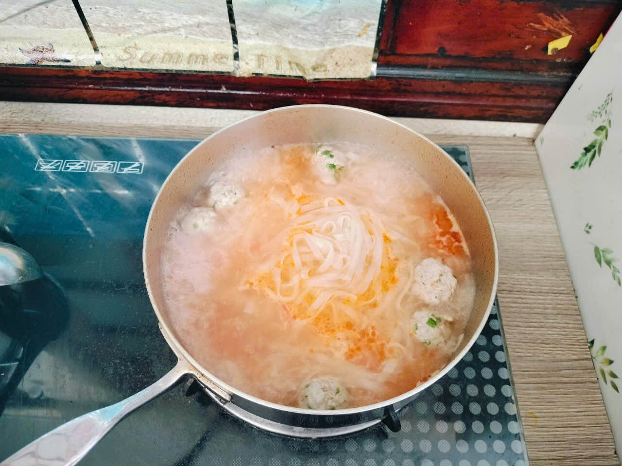 Phở thịt viên Chanh nấu 3