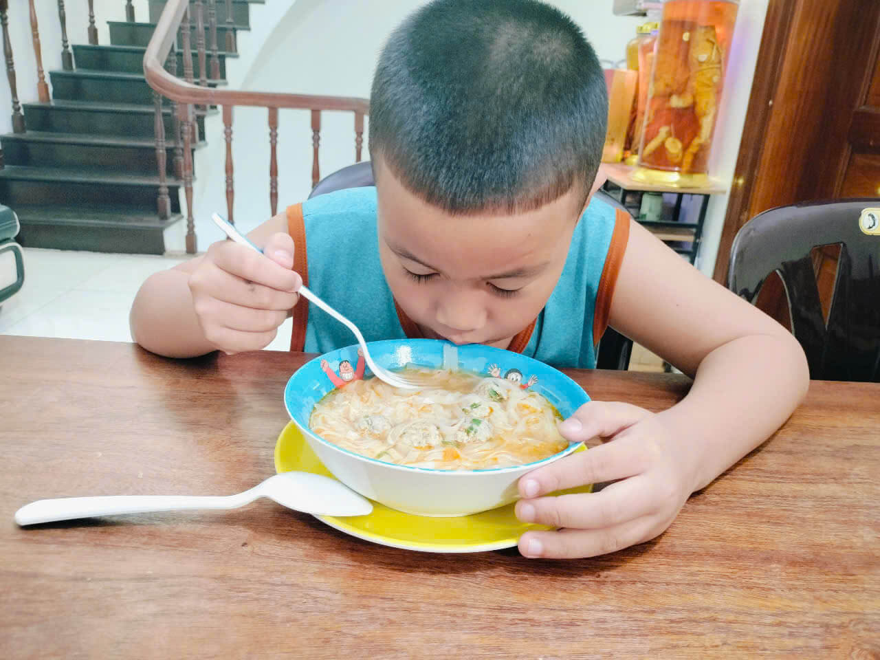 Phở thịt viên Chanh nấu 7