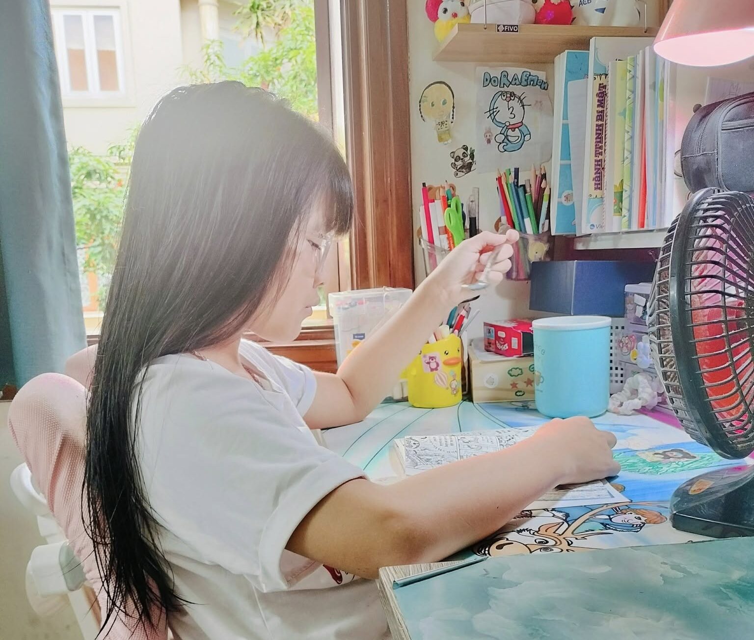 Con gái mình đòi chết