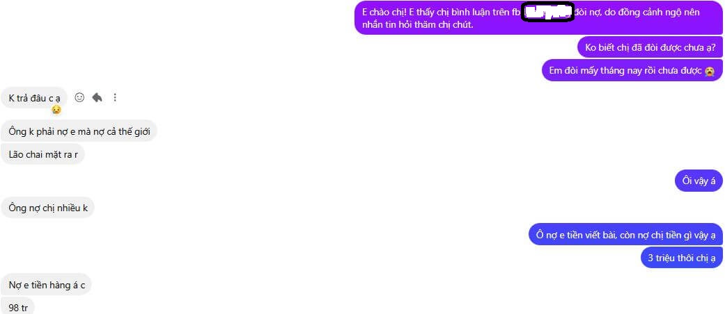 Freelancer bị bùng tiền 2